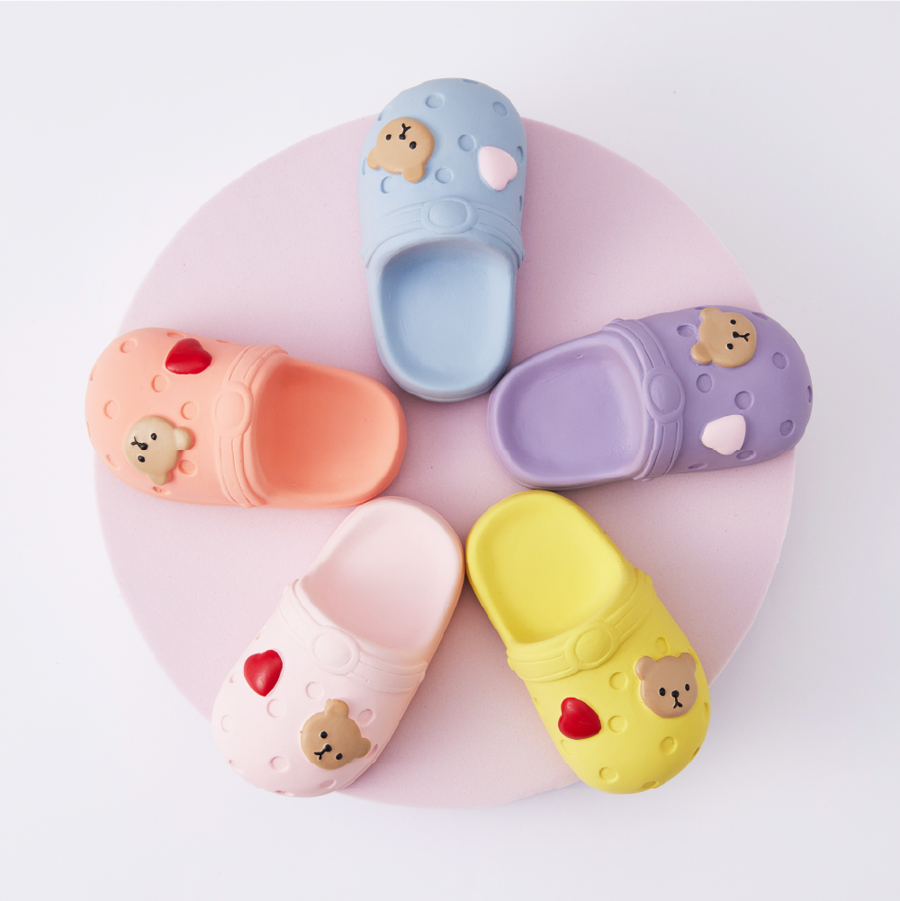 [아아랜드] 멍슈즈 라텍스토이 삑삑이 강아지 분리불안 장난감