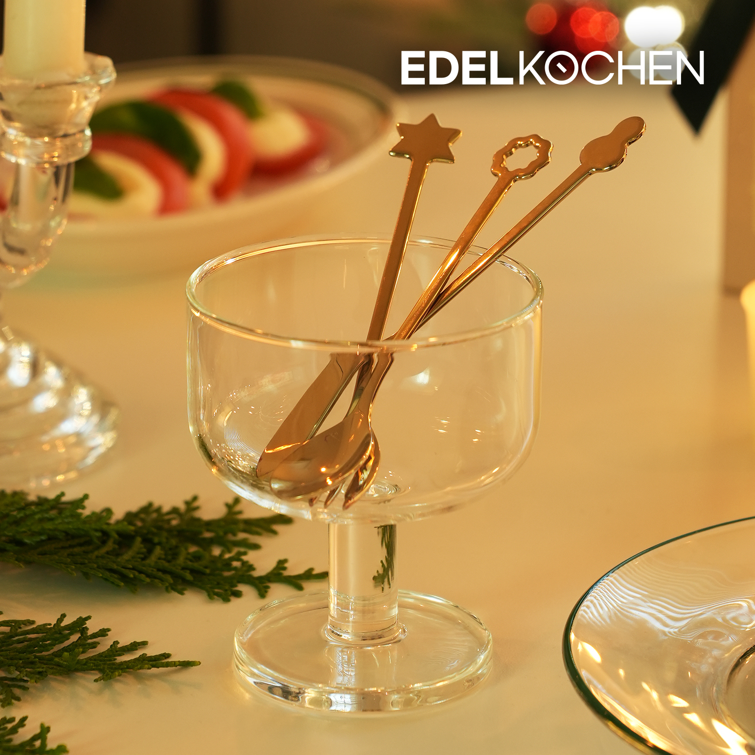 에델코첸 에델쁘띠 디저트 커트러리 세트 스푼 포크 버터나이프