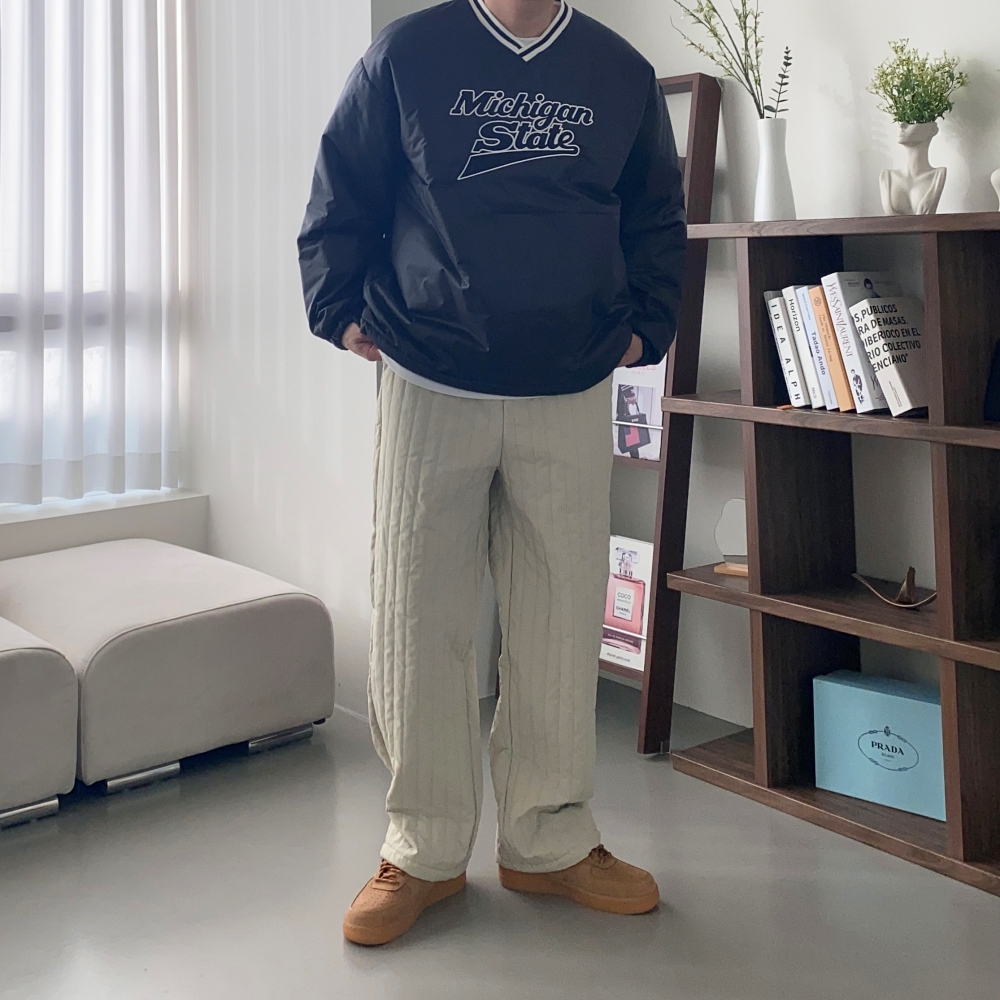 [마지막한장] 남성겨울패딩바지 패딩솜바지 이미지 4