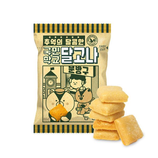 추억의 뽑기 간식 안주 주전부리 국민학교달고나x30봉 : 다이뜨라 상회