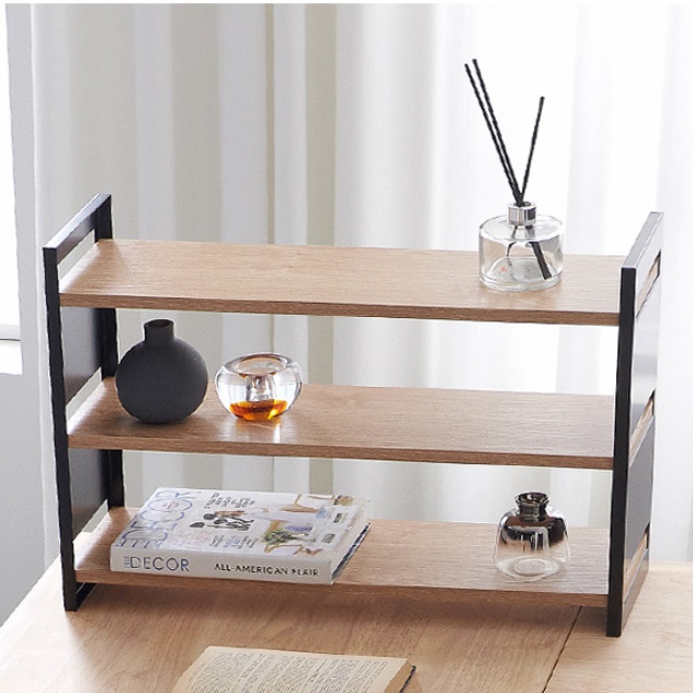 식탁 위 선반 식탁 정리대 우드 선반 얇은 선반 600 - 상품 이미지
