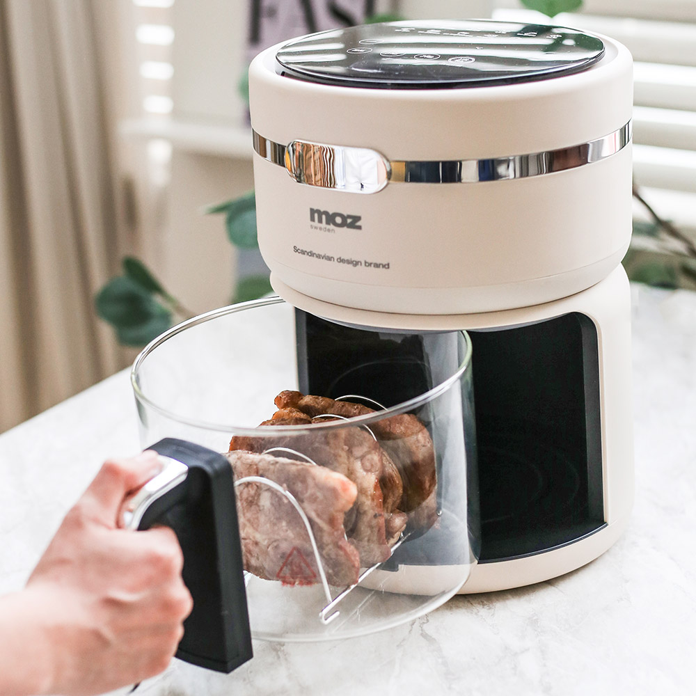 [N배송] 모즈스웨덴 글라스 유리 에어프라이어 DMA-3000H