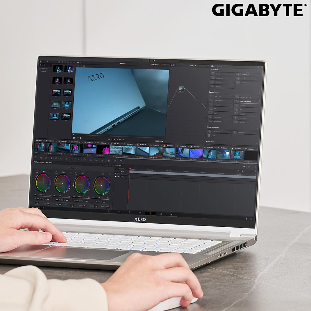 기가바이트 AERO 16 BSF OLED i7 인텔13세대 RTX4070 디자인 영상편집 노트북