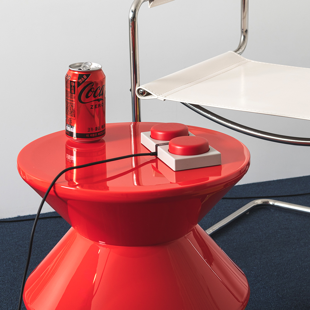 스툴 보조 미니 간이 의자 2단 모래시계 스툴