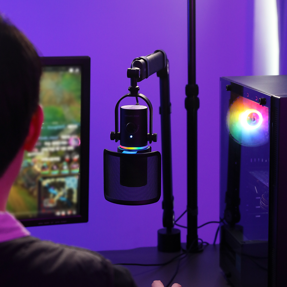 유튜브 마이크 ASMR 콘덴서 녹음 방송용 회의용 USB 보이스캐처