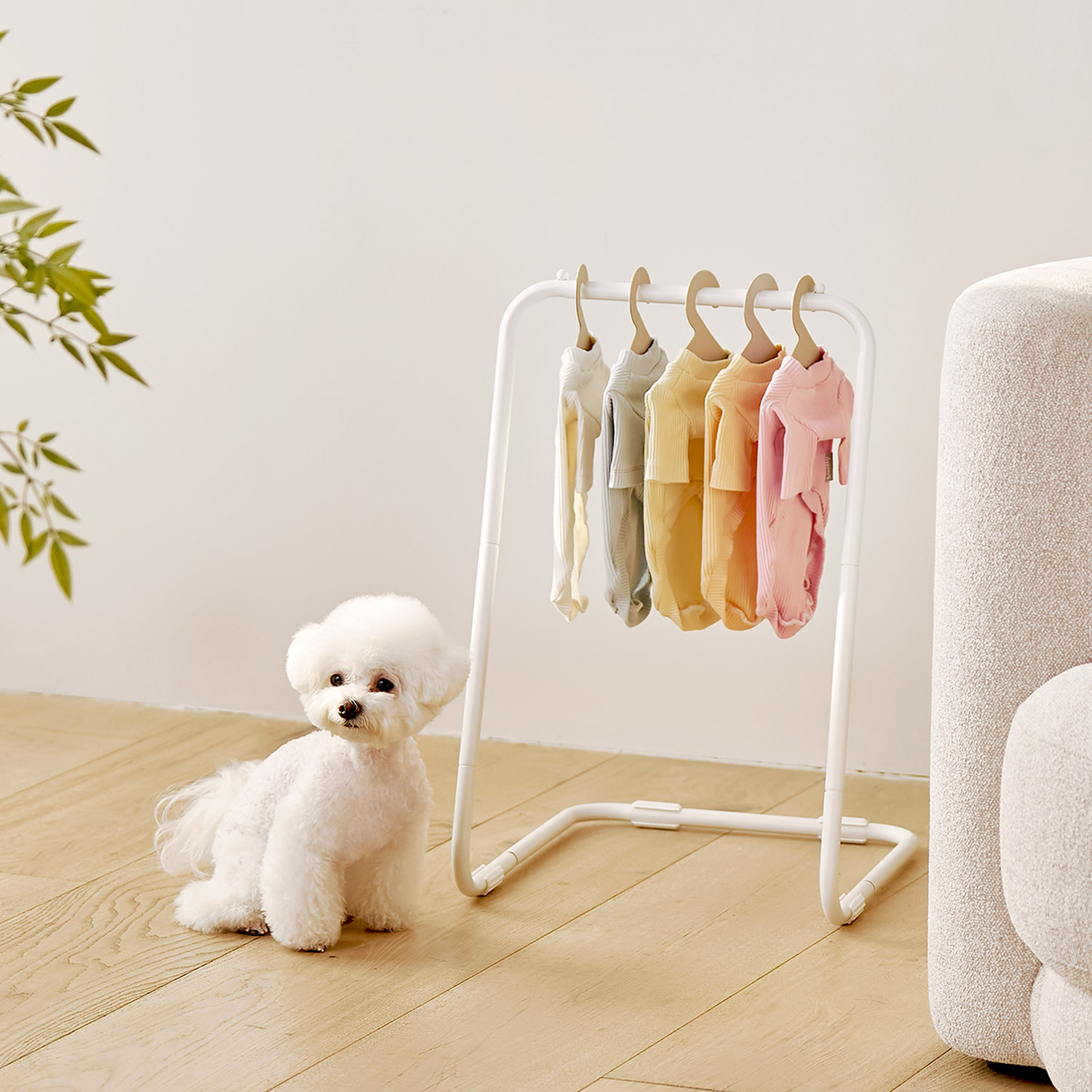울리 허그미 펫행거 강아지 행거 옷걸이 400 제품 이미지