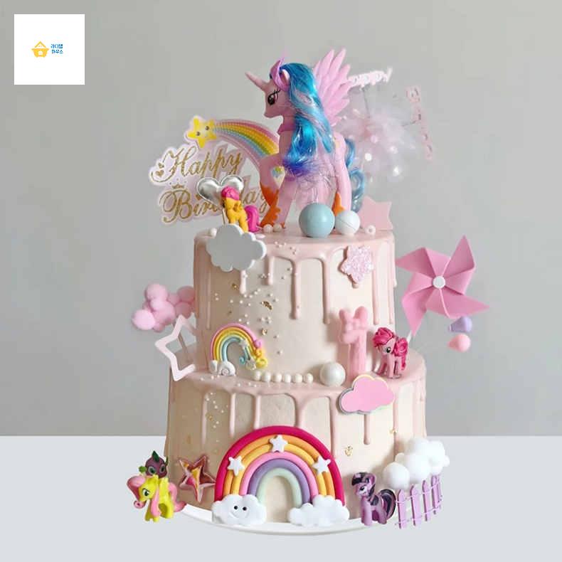 브라이덜 케이크 모형케이크 단 생일 샤워 촬영 소품 - 상세 이미지 4