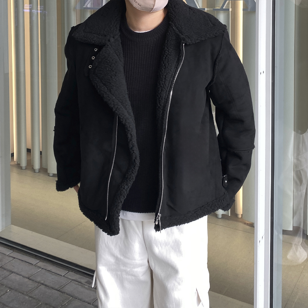 남자양털무스탕 남자무스탕자켓 이미지 3