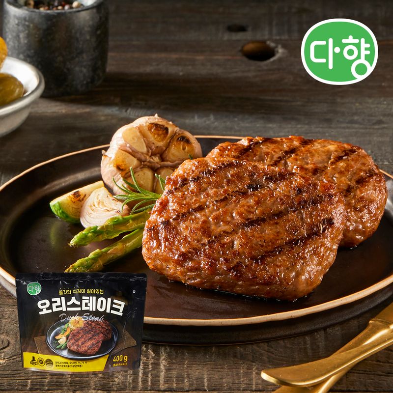 숯불갈비맛 오리스테이크 400g×2팩[21995428] : NS홈쇼핑