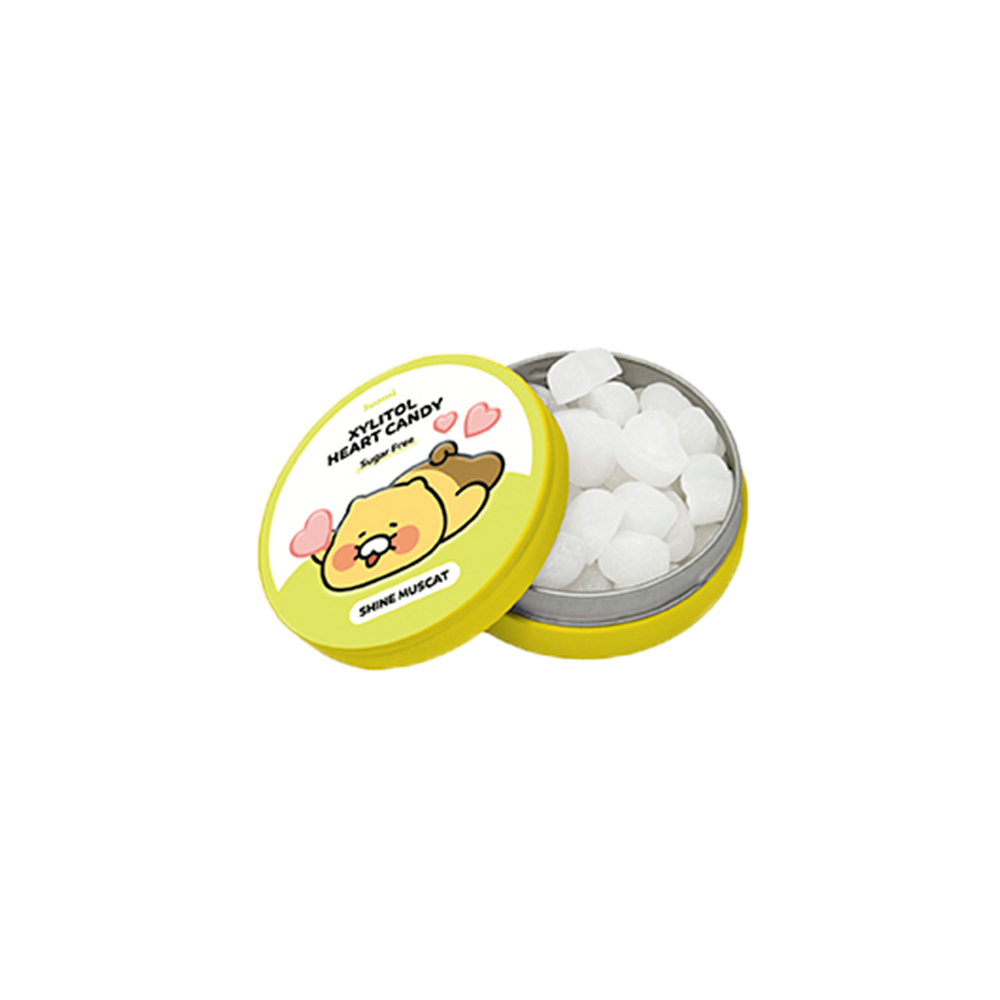 춘식이 자일리톨 무설탕사탕 목캔디 하트 캔디 샤인머스켓 6개 - 상세 이미지 2