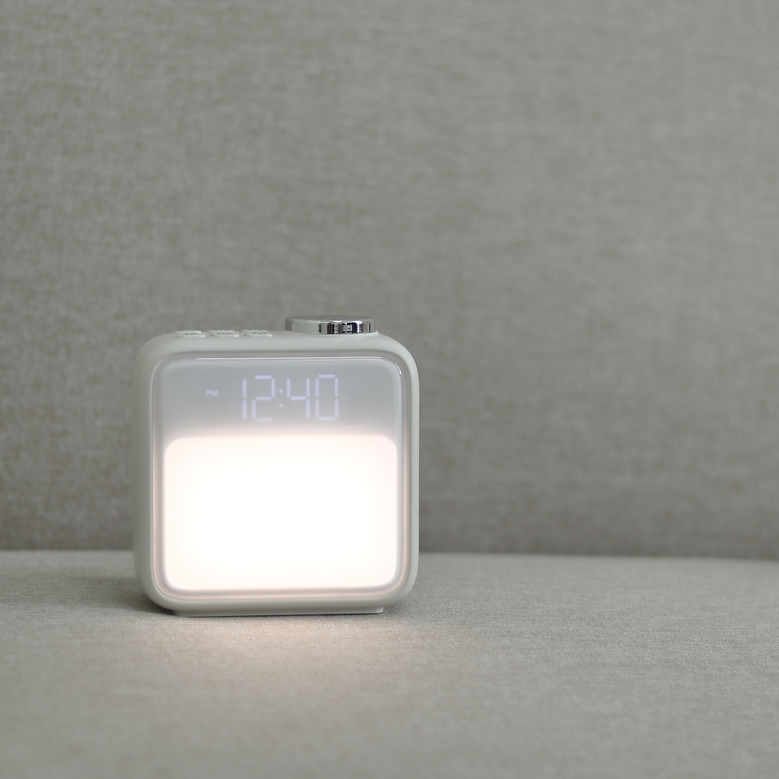 카파 LED 알람시계 무드등 화이트 노이즈 무소음 탁상시계 - 상세 이미지 5