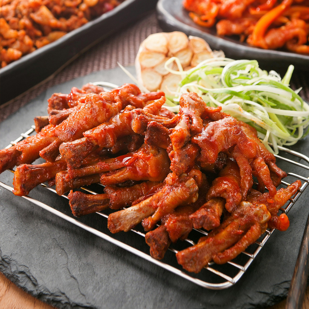 뼈없는 닭발 250g 무뼈닭발 국내산 직화 매운 무뼈 - 상세 이미지 4