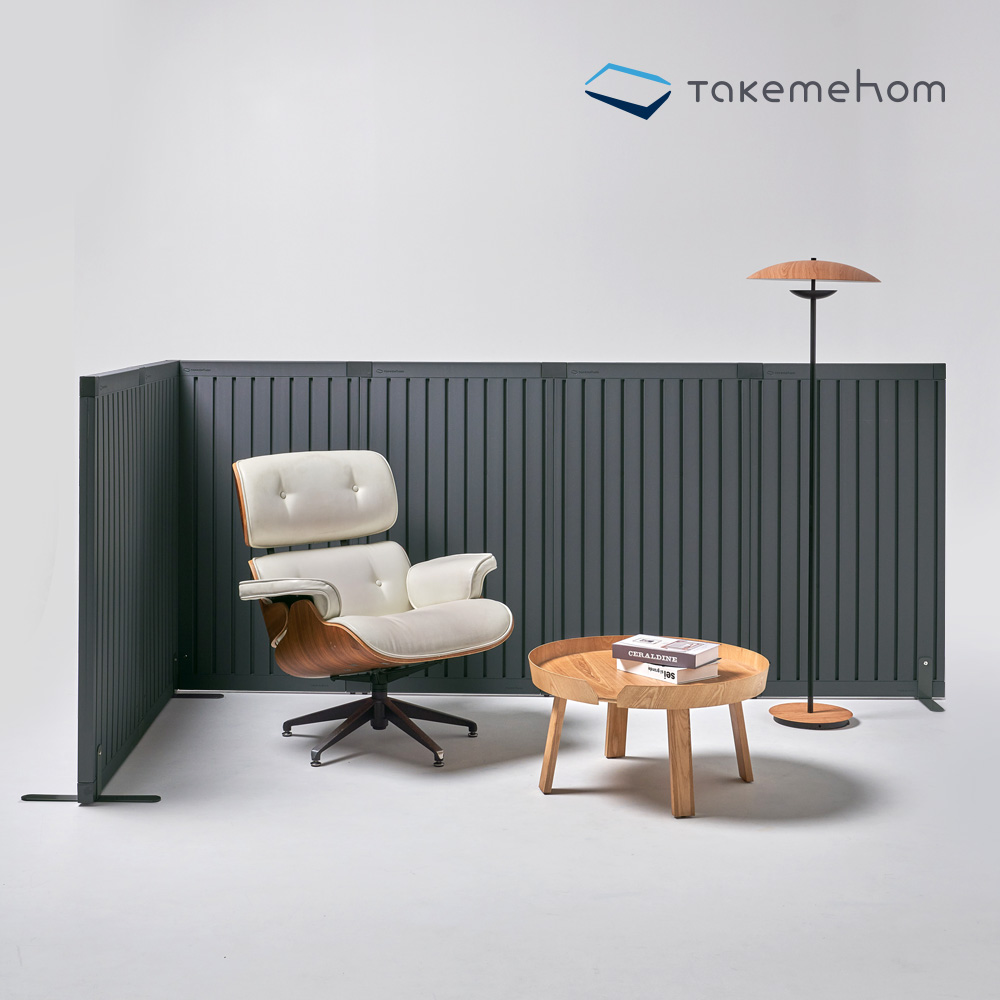 텍미홈 사무실 파티션 700 800 책상 칸막이 가림막 공간분리 사무용 이동식 가벽