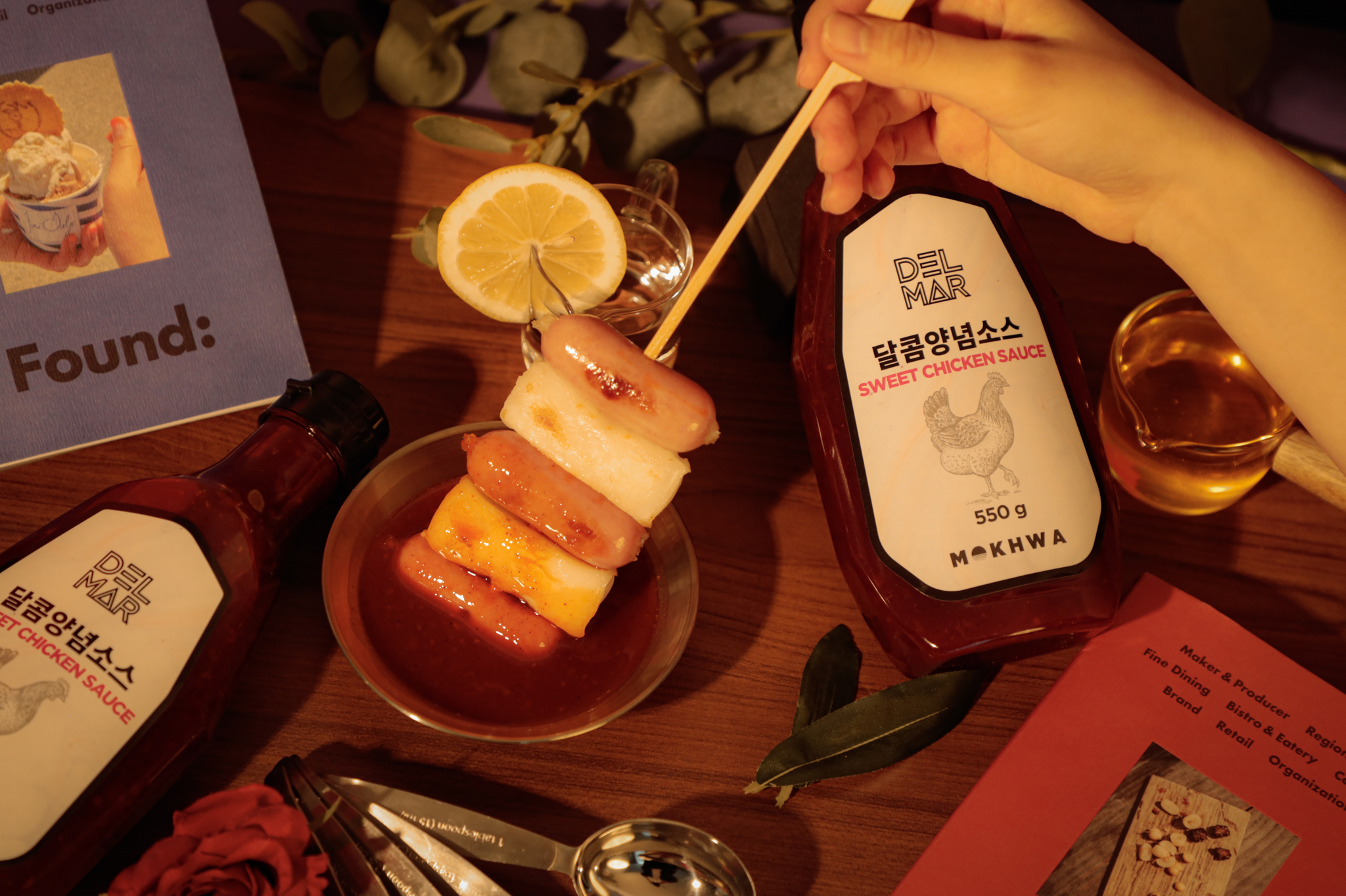 양념치킨소스 딜리셔스마켓 달콤양념소스 550g 떡꼬치 닭 강정 - 상세 이미지 2