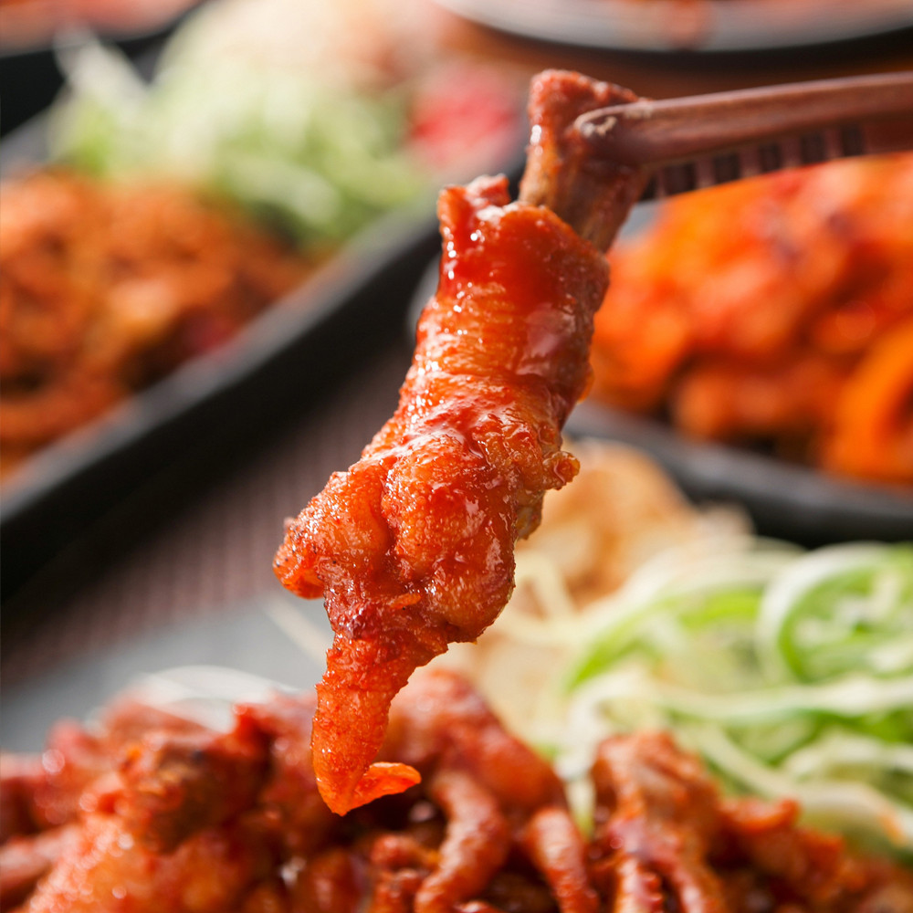 뼈없는 닭발 250g 무뼈닭발 국내산 직화 매운 무뼈 - 상세 이미지 3