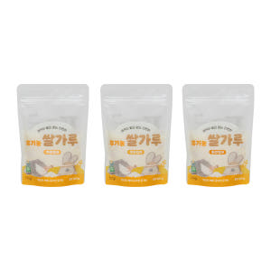 퍼기 국산 유기농 아기 이유식 오트밀 가루 쌀가루 세트 미음 가루입자 3... 맛있게 먹은 솔직 후기 - 상품 이미지 3