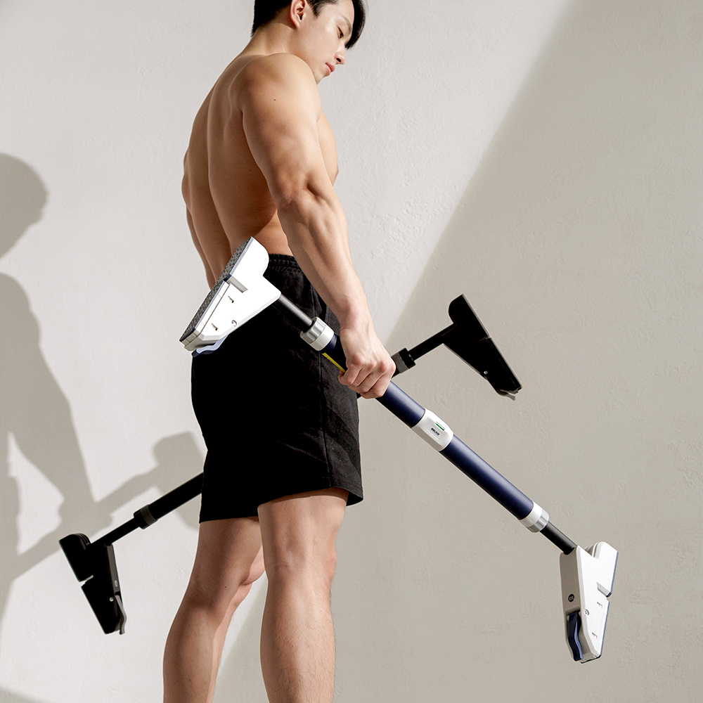 멜킨 가정용 문틀철봉 실내 턱걸이 홈트 락튼타이탄 철봉 운동기구 풀업바 방문 틈 도어짐