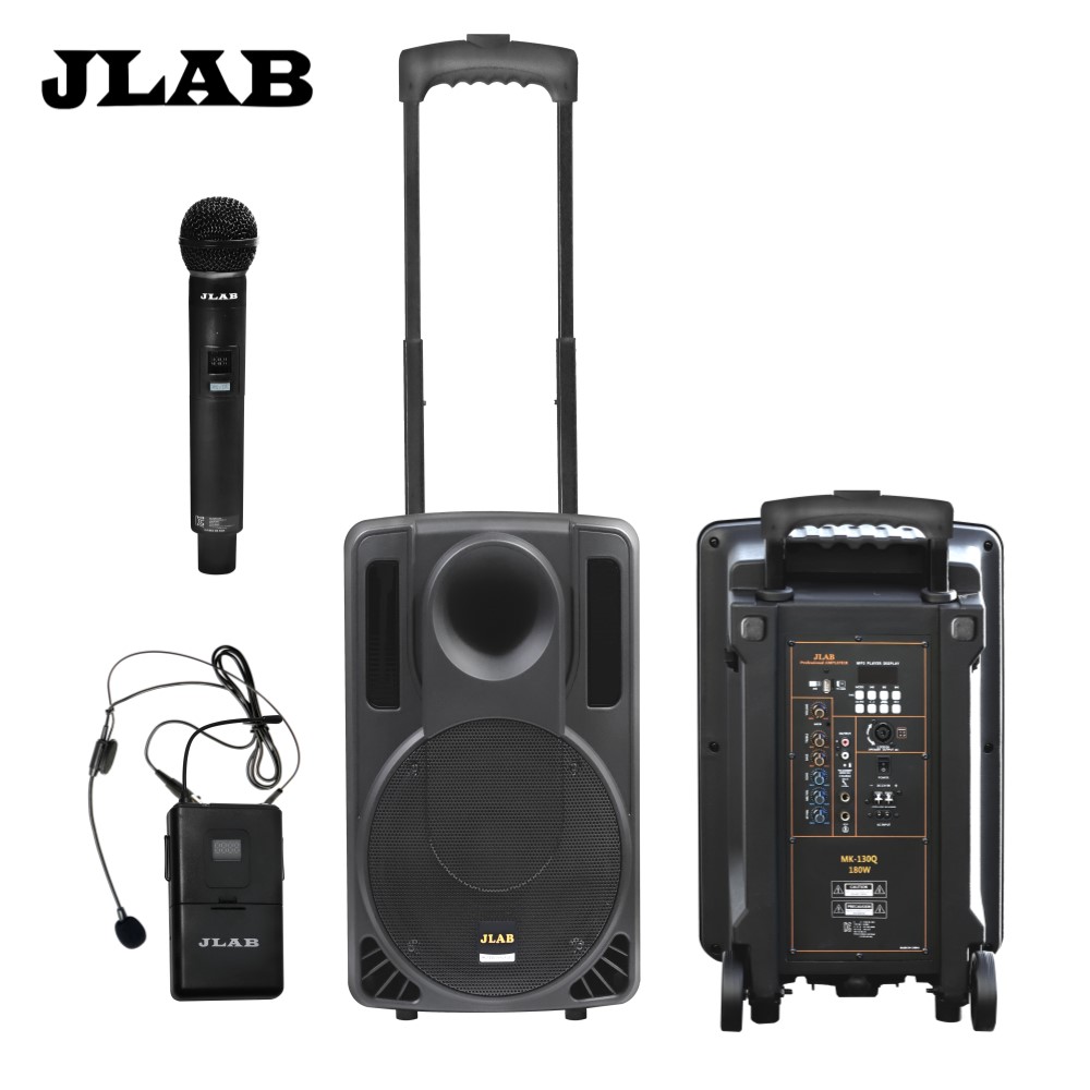 JLAB MK-130Q 이동식앰프 충전식 180W 2채널 무선마이크 스피... 개봉기 | 실사용 후기 - 대표 이미지