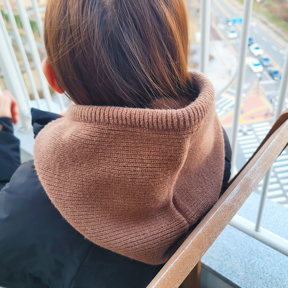 니트 바라클라바 후드 겨울 여성 넥워머 방한 남자 발라클라바 이미지 8