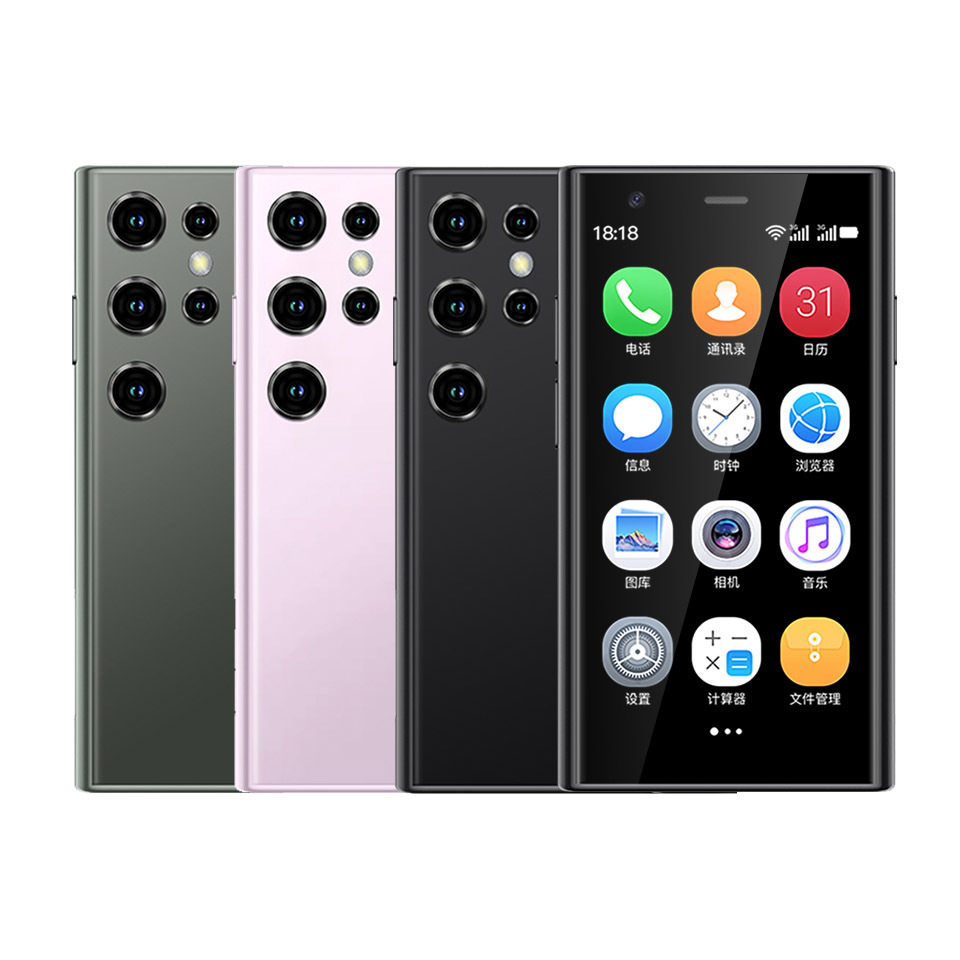 SOYES S23 프로 3.0인치 디스플레이 미니 3G 스마트폰 블랙 상품 이미지