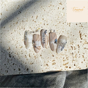토모니 그물 망사 네일 스티커 솔직 후기 | 피부 타입별 분석 - 상품 이미지 4