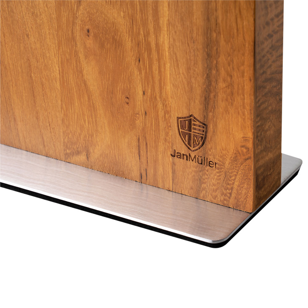 얀뮬러 티크우드 자석 칼 블럭 거치대 상세 이미지 6