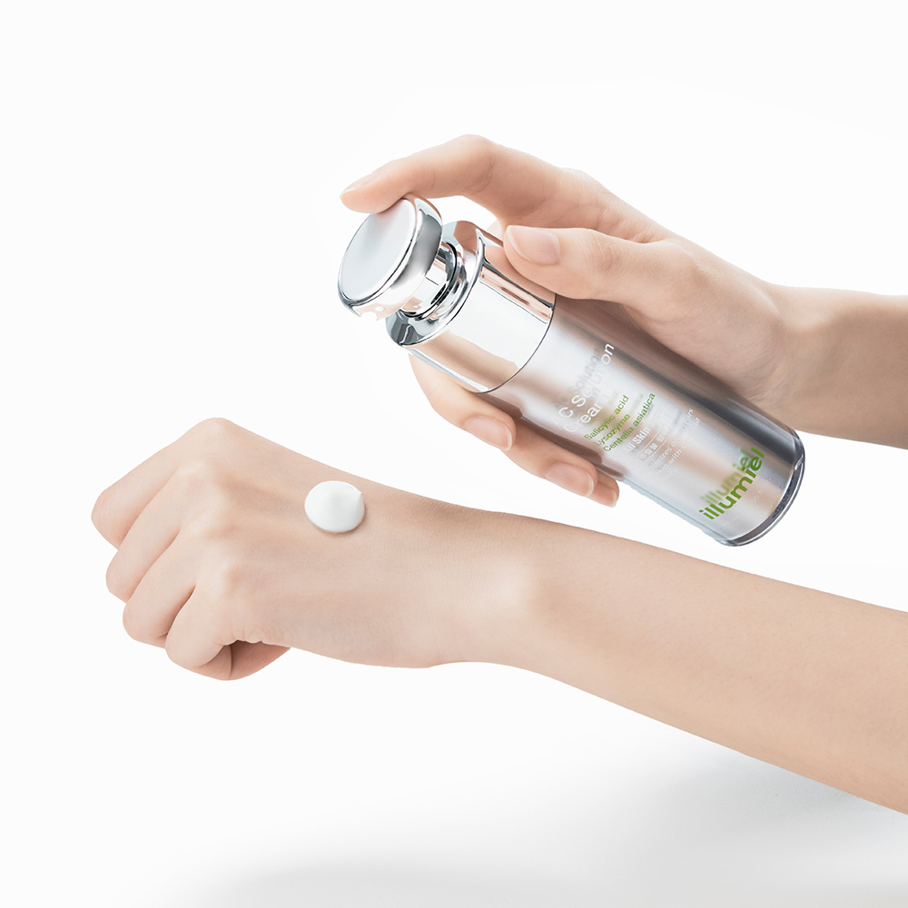 [모공개선] 일루미엘 AC솔루션 보습 진정 크림 40ml 민감성 여드름 살리실산 병풀크림 - 상세 이미지 4