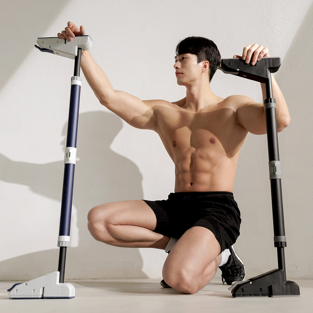 멜킨 가정용 문틀철봉 실내 턱걸이 홈트 락튼타이탄 철봉 운동기구 풀업바 방문 틈 도어짐