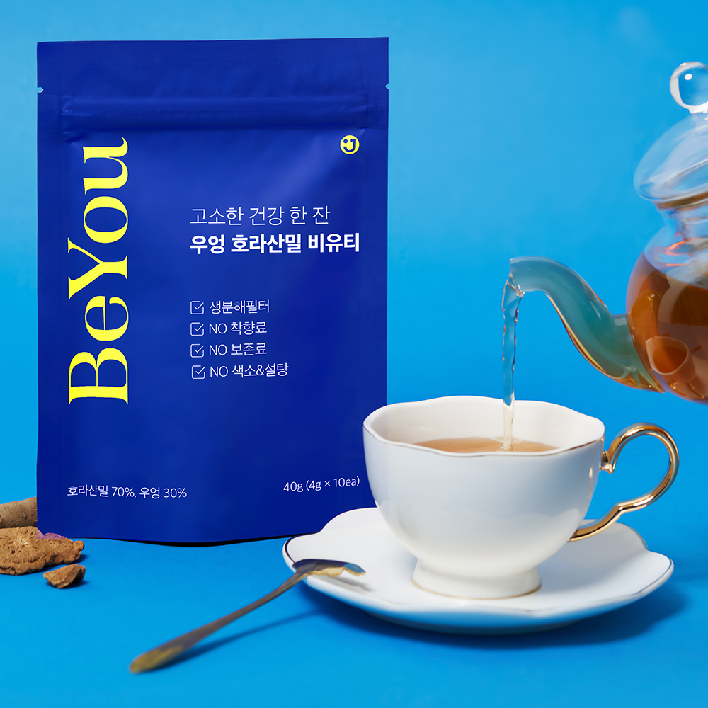 호라산 밀 우엉차 비유티 4g × 10티백 : 재미어트