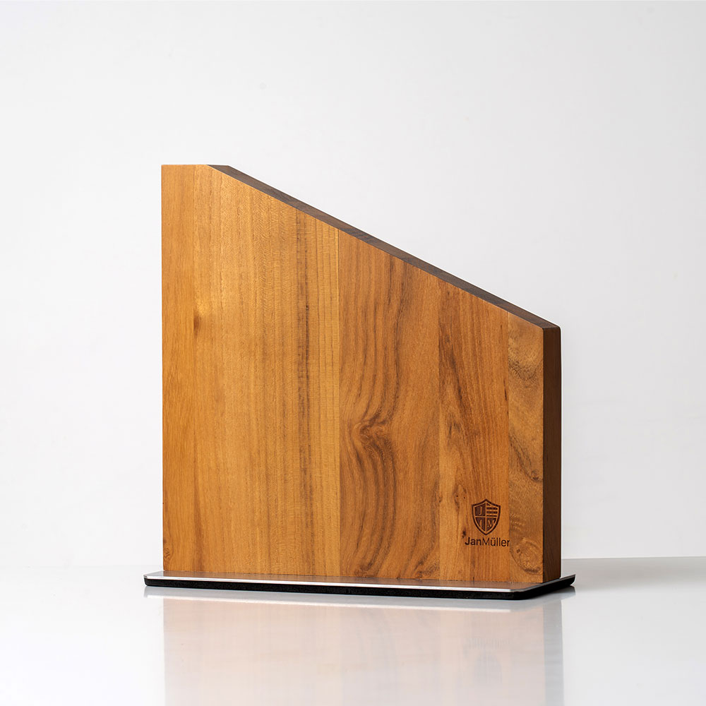 얀뮬러 티크우드 자석 칼 블럭 거치대 상세 이미지 3