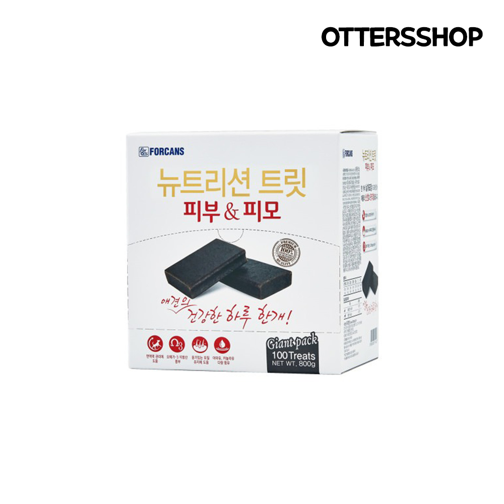 뉴트리션 강아지피부영양제 반려견 영양간식 영양제 트릿 피부&피모 100P - 상품 이미지