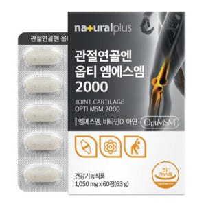 옵티 엠에스엠 OPTI MSM 2000 디메틸설폰 관절 연골 맛있게 먹은 솔직 후기 - 상품 이미지 1