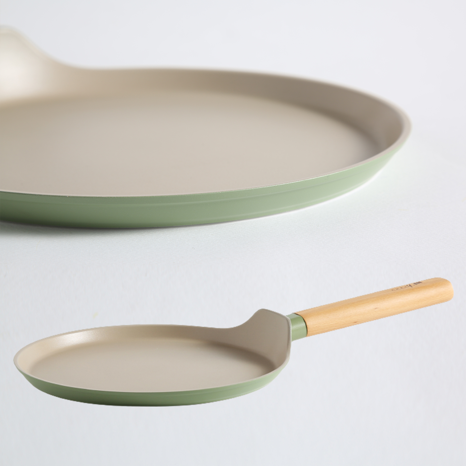 인덕션 IH 팬케이크 팬 크레페 크레이프 간식 프라이팬 24cm - 상세 이미지 5
