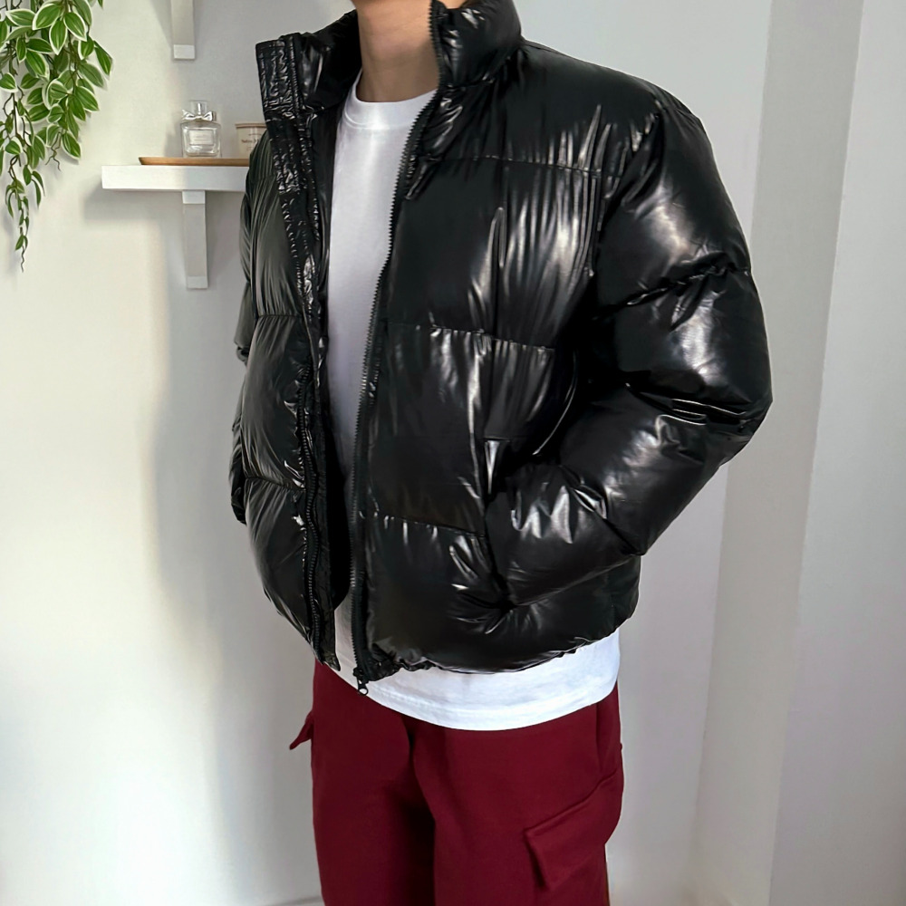 남자유광패딩 에나멜패딩 웰론패딩 이미지 6