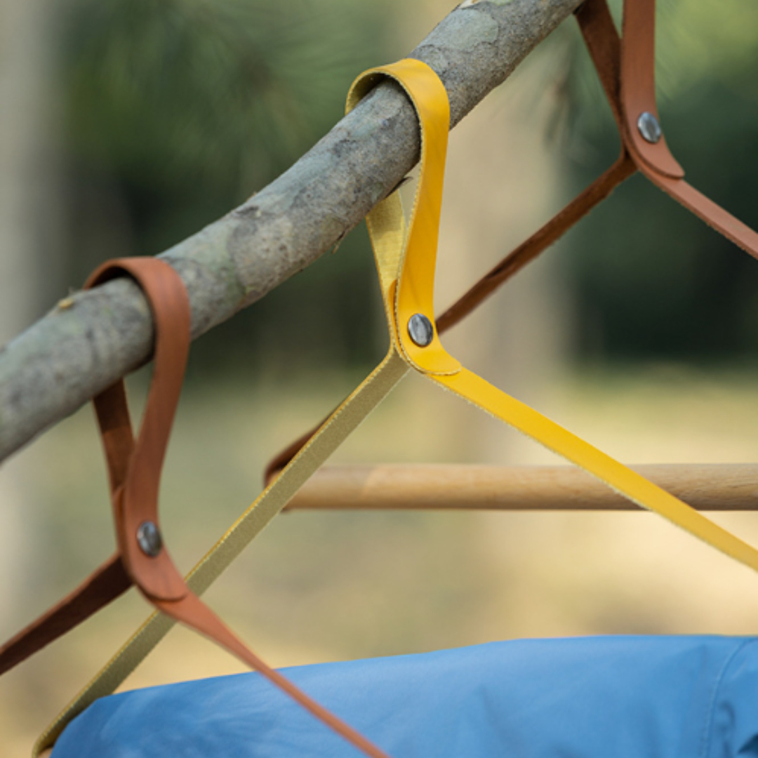 캠핑 우드 휴대용 옷걸이 초경량 다용도 접이식 수건걸이 소품걸이 차박용품 3P+3P