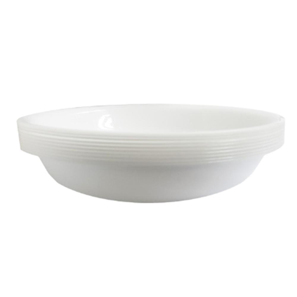 일회용 다회용 플라스틱 접시 원형 오목 10개입 13.5cm, 1개