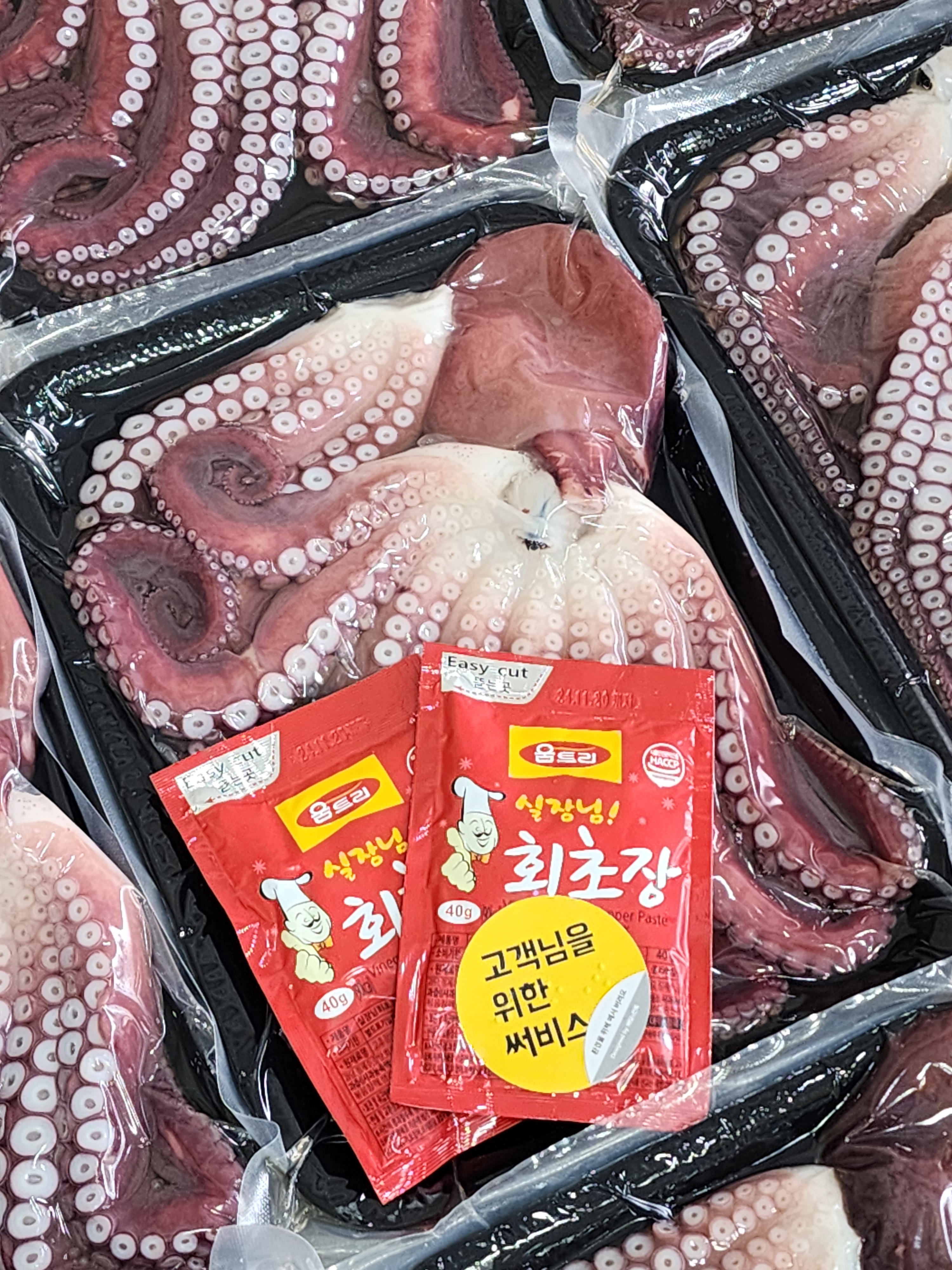 동해 삼척 피문어 도시락 대문어 숙회 자숙 문어 1kg - 상세 이미지 4