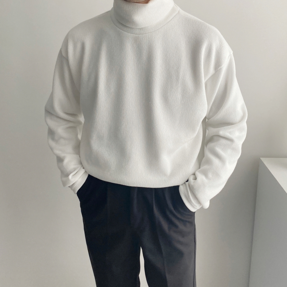 남자목티 남성폴라티 이미지 3