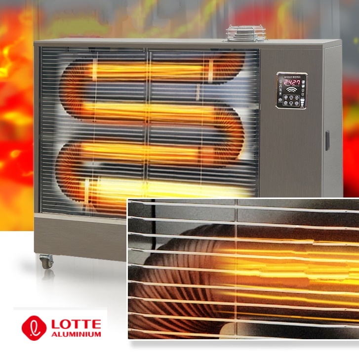 롯데 공업용 히터 공장 난로 적외선 히터 산업용 난방기 18평