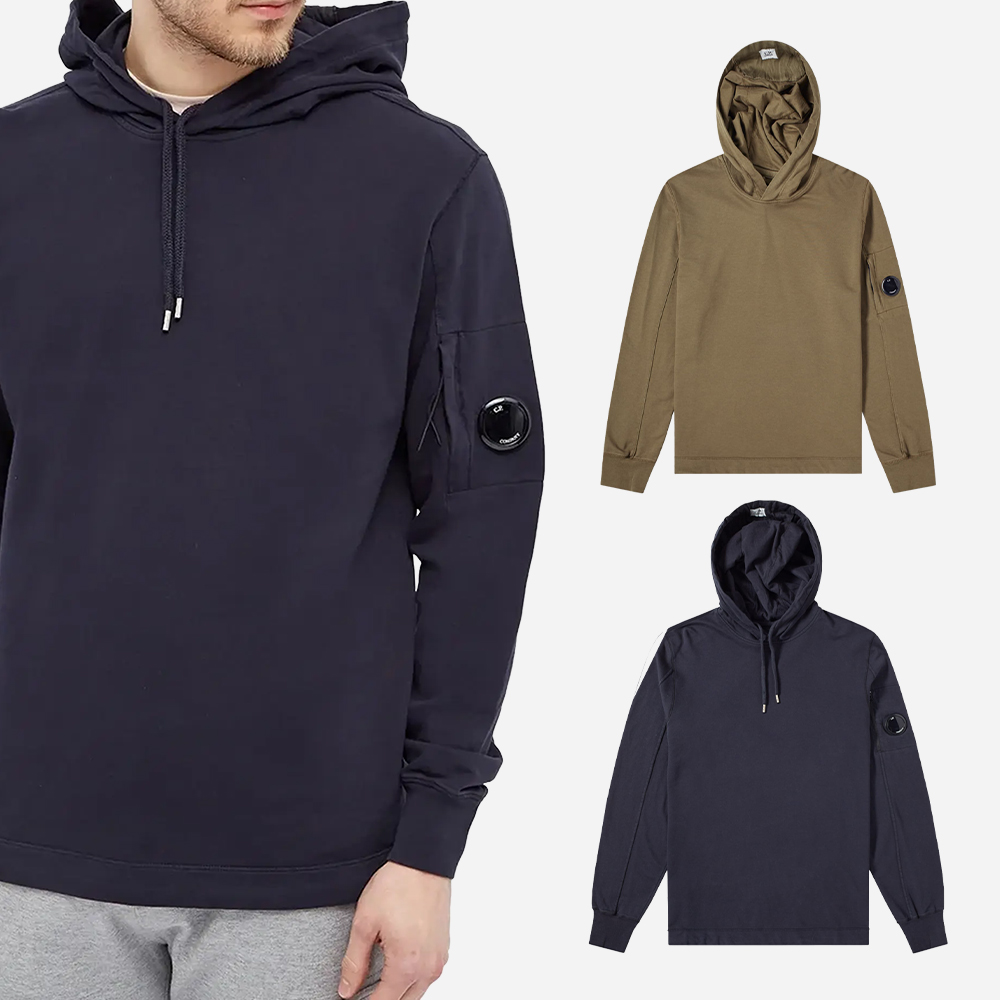 CP컴퍼니 렌즈 와펜 후드 티셔츠 03CMSS150A