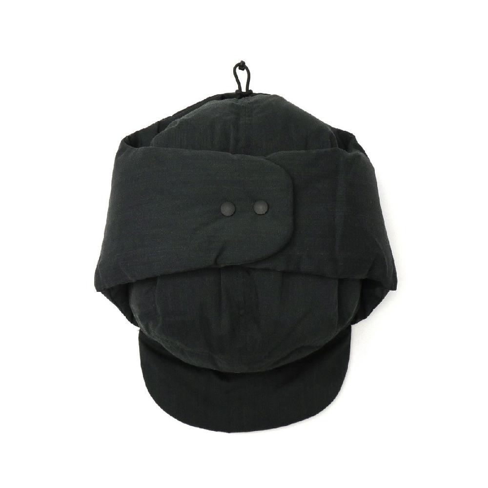 NANGA 난가 TAKIBI RIPSTOP DOWN EAR FLAP CAP 베이지 블랙 이미지 3
