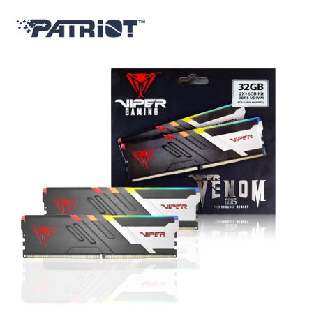 PATRIOT DDR5-6600 CL34 VIPER VENOM RGB 32GB(16Gx2)