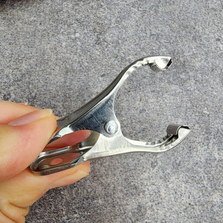 [원숭이수입]스텐빨래집게 스테인레스 이불 수건 양말 빨래집게 1p