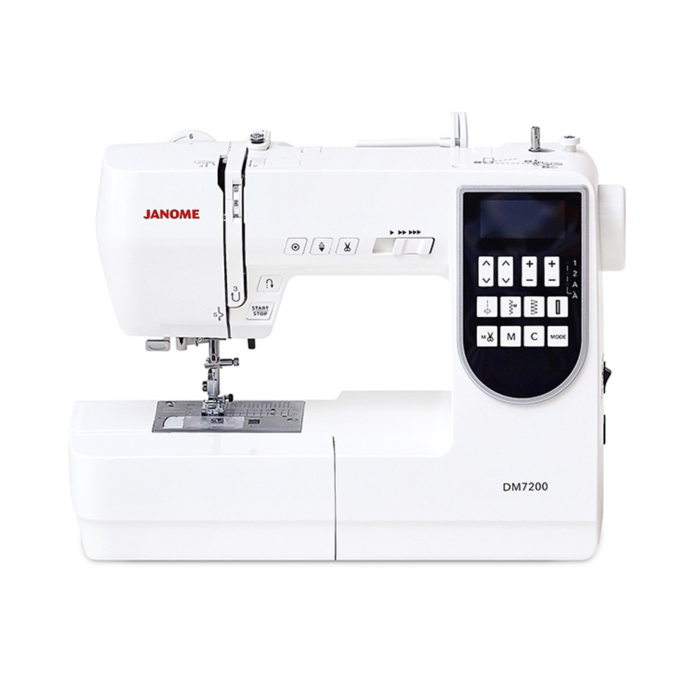 자노메 공식판매점 JANOME DM7200 프리미엄 자동사절 미싱 / 공구함세트 정품매트 이미지 2