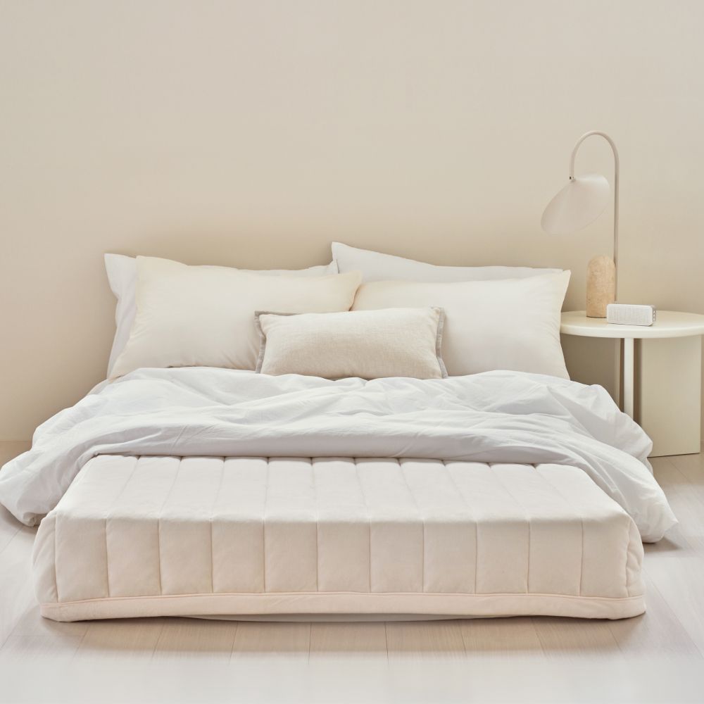 [네이버 단독] 프랑떼 극세사 이불세트 침대패드+차렵이불 겨울 고밀도 침구세트 SS