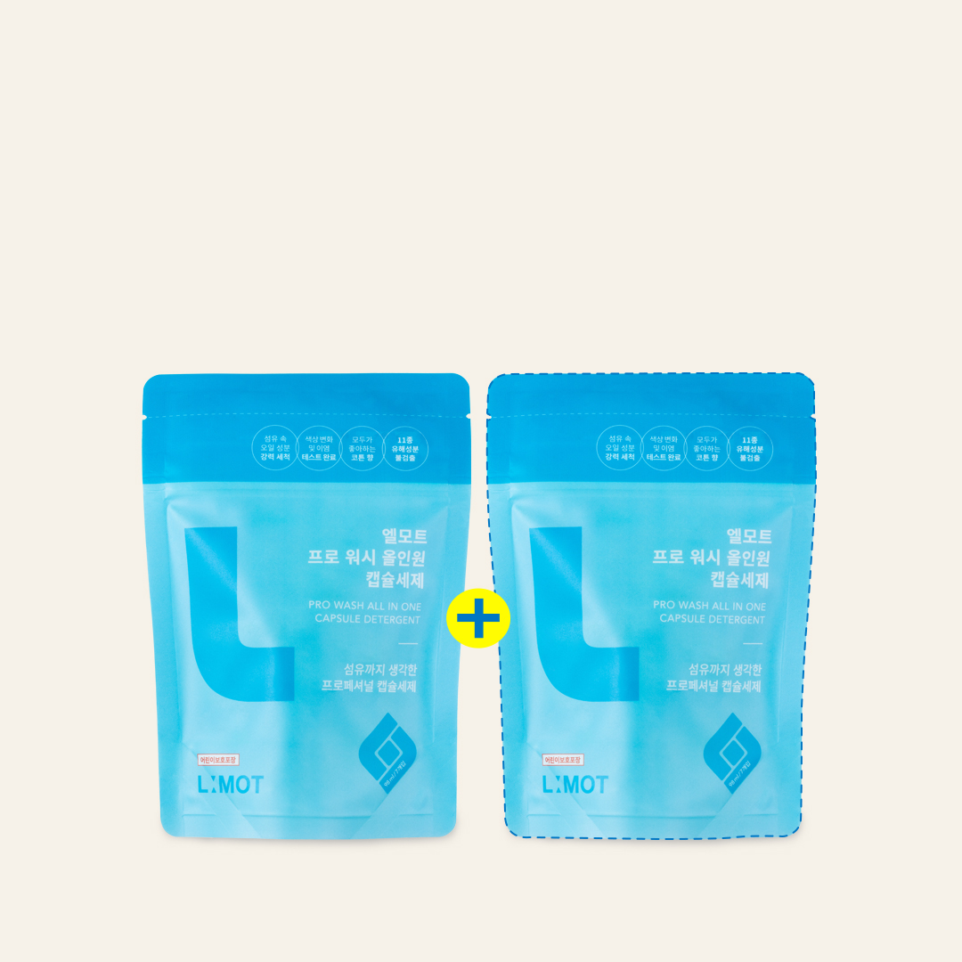 엘모트 프로워시 올인원 캡슐세제 7개입, 2개 - 상품 이미지