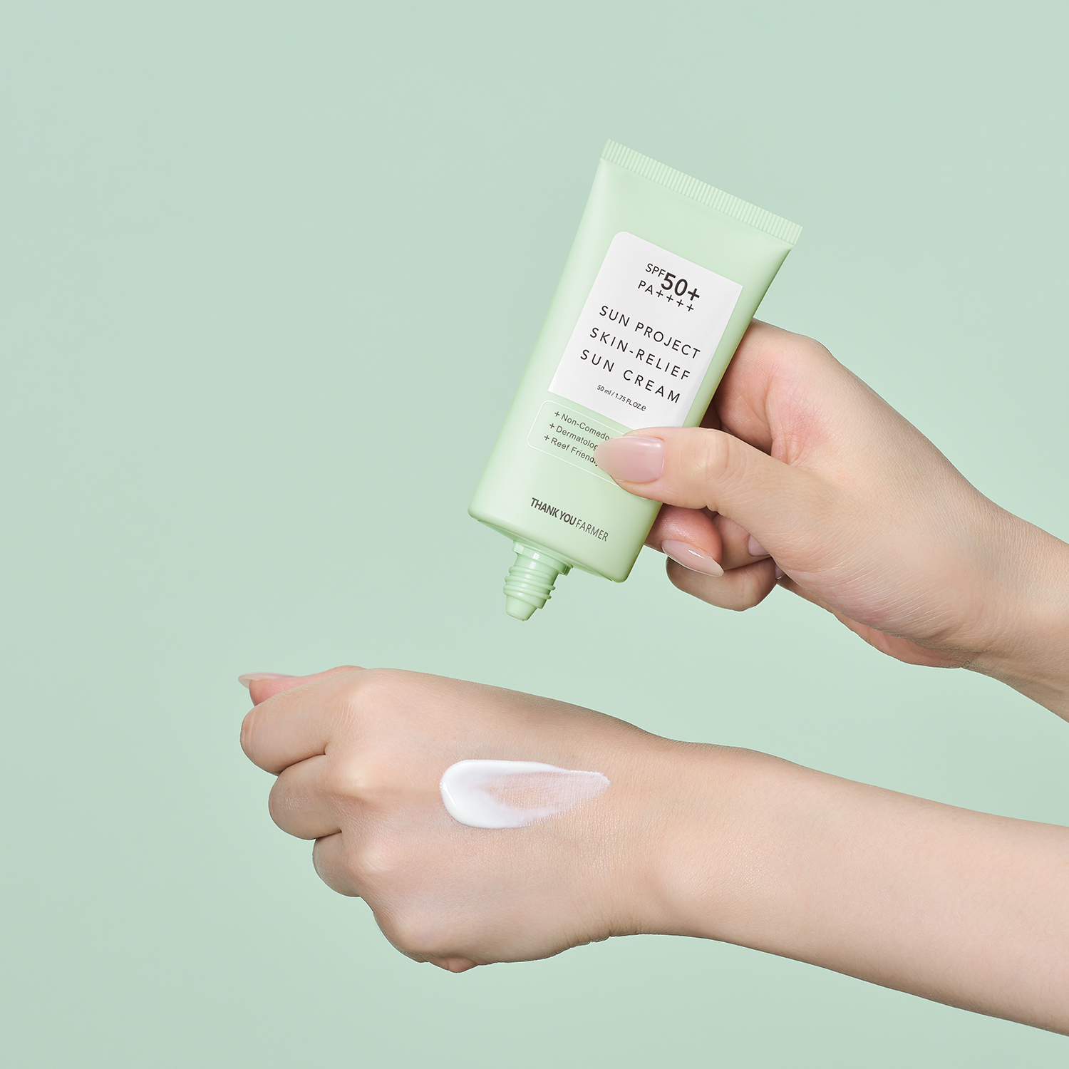 [GIFT 클렌징밤 본품] 땡큐파머 선 프로젝트 스킨 릴리프 선크림 50ml /SPF50+ PA++++ - 상세 이미지 5