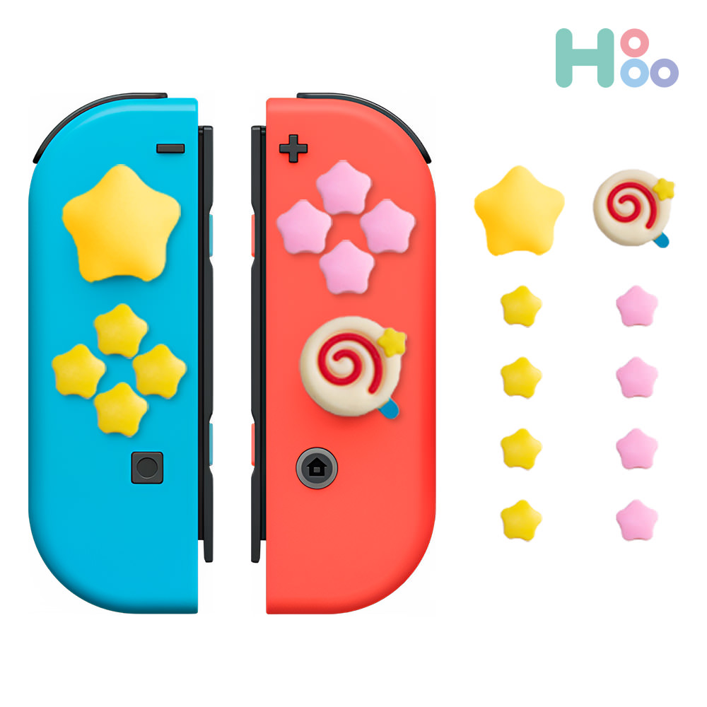 닌텐도 스위치 조이콘 스틱 커버 케이스 버튼 캡 세트 OLED 라이트