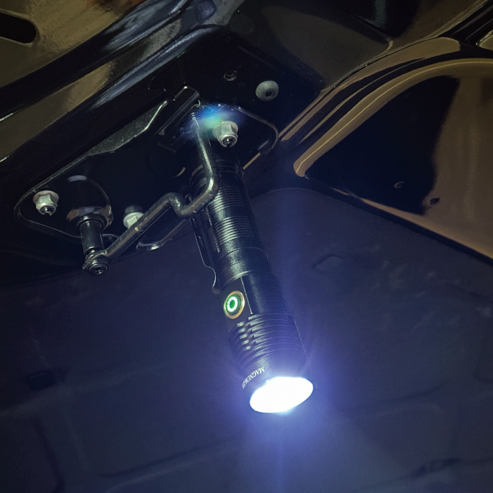 Z1 LED 후레쉬 충전식 C타입 등산용 캠핑 써치 손전등 휴대용 자석 줌 랜턴 A세트 - 상세 이미지 4