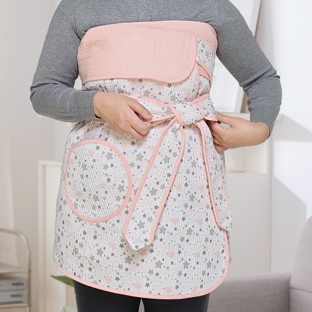 [옹알옹알]곰돌이 7부 베이지 아기포대기 신생아 전통 어부바 포대기